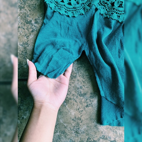 *FREE PEOPLE* Sundial Turquoise Tank Top - Picture 8 of 10